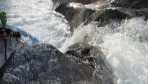 Salto in curva all'orrido di Toirano